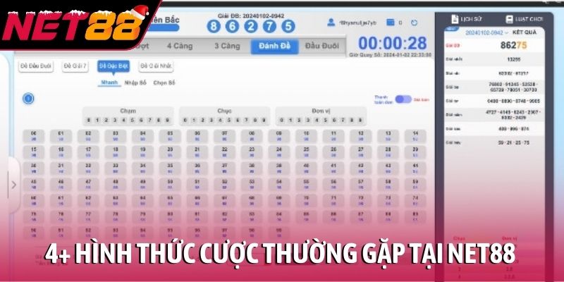 4+ hình thức cược thường gặp tại NET88