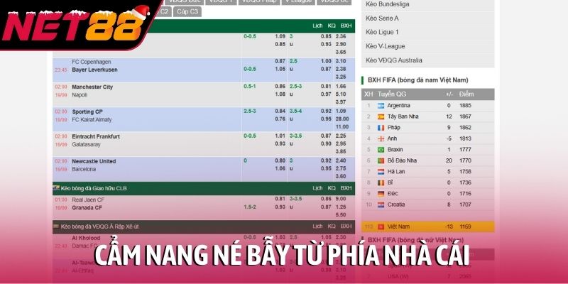 Cẩm nang né bẫy từ phía nhà cái