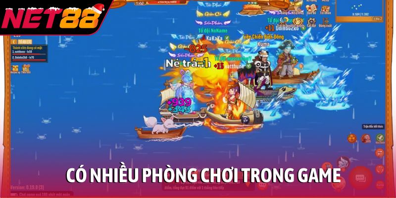 Đại Hải Trình - Game bắn cá bom tấn tại nhà cái uy tín NET88 Có nhiều phòng chơi trong game
