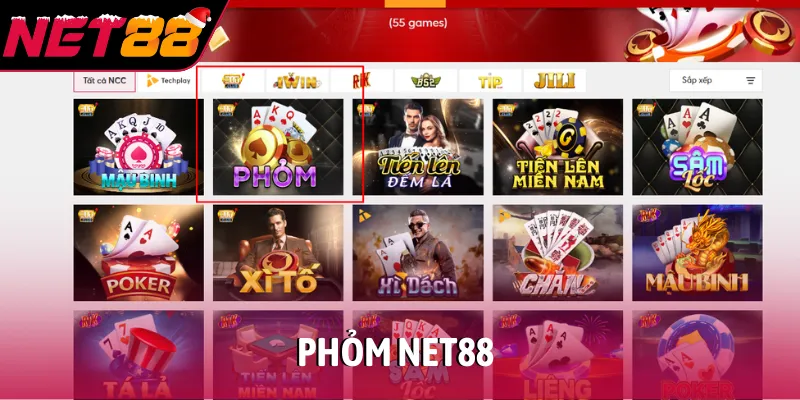 Phỏm NET88 - Cách chơi cơ bản để nhận chiến thắng lớn Phỏm NET88
