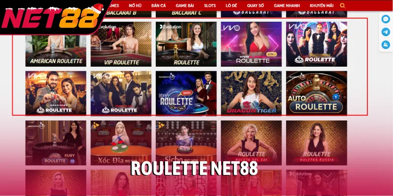 Roulette NET88 - Cách chơi cò quay chuẩn chỉnh tại nhà cái Roulette NET88
