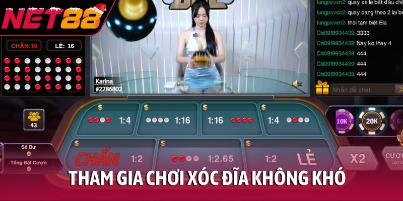 Tham gia chơi xóc đĩa không khó