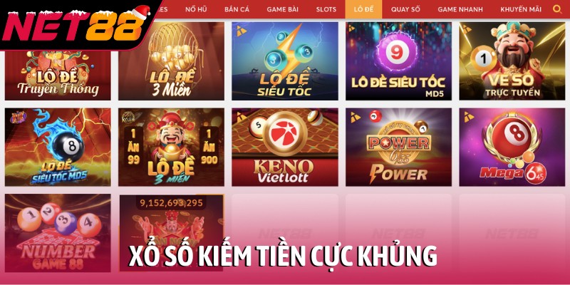 Net88 - Nhà Cái Uy Tín Net 88 - Link Đăng Ký Chính Thức 2026 Xổ số kiếm tiền cực khủng